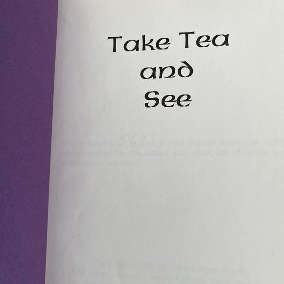 Take Tea & See First Edition Psychic Tea Leaf Reading Spiritual Vintage Book - Picture 2 of 11